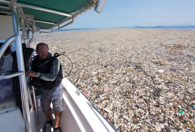 Trash-collecting Ships